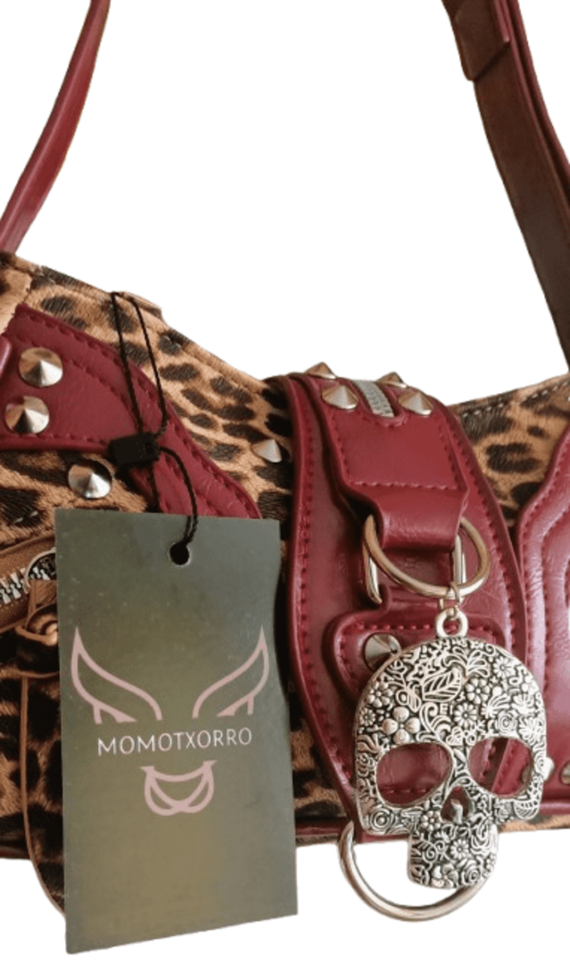 Dark leopard skull - 6