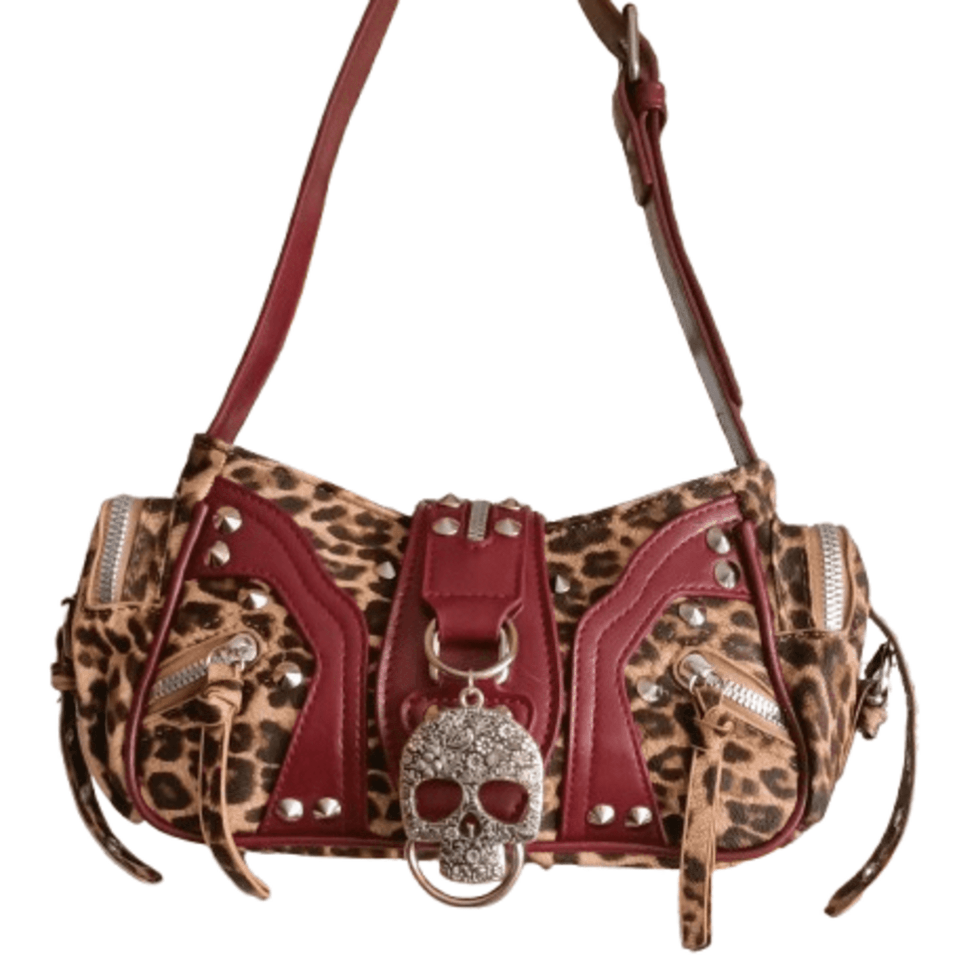 Dark leopard skull - 2